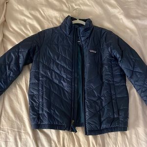 Teal Patagonia puffer jacket